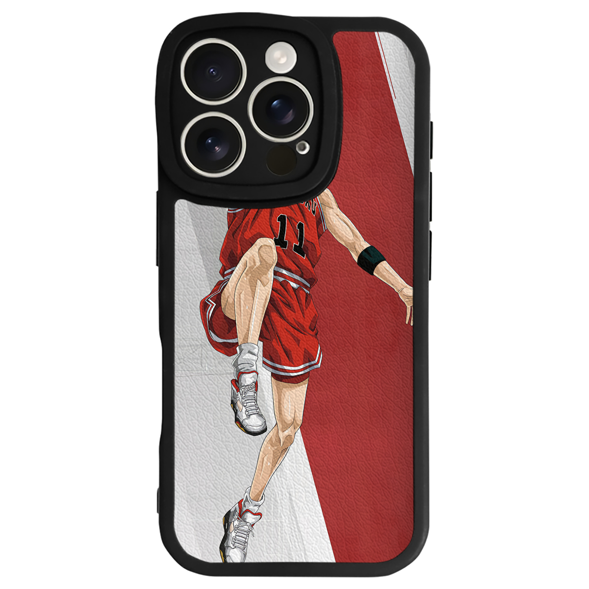 （画像用） SLAM DUNK／スラムダンク 【iPhone 16シリーズ対応】シリコンスマホケース（レザー調） 材質：シリコン